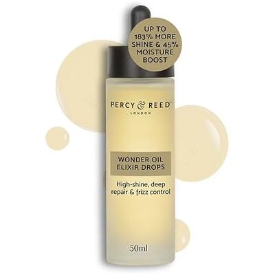 Percy & Reed Wonder Oil Elixir Drops 50ml Percy & Reed Wonder Oil Elixir Drops 50ml