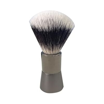 Jelquix Men Beard Shaving Brush, Dense Soft Ergonomic Handle Shaving Brush, Lather Boosting with Comfortable Design, Ideal for Home Salon Use, Silver (Black) Jelquix Men Beard Shaving Brush, Dense Soft Ergonomic Handle Shaving Brush, Lather Boosting with Comfortable Design, Ideal for Home Salon Use, Silver (Black)