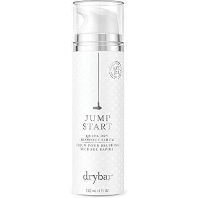 Drybar Jump Start Quick Dry Blowout Serum 125 ml Silky, silicone-free styling serum reduces blow-dry time, fights frizz, and protects hair from heat up to 232°C geat for all hair types Drybar Jump Start Quick Dry Blowout Serum 125 ml Silky, silicone-free styling serum reduces blow-dry time, fights frizz, and protects hair from heat up to 232°C geat for all hair types