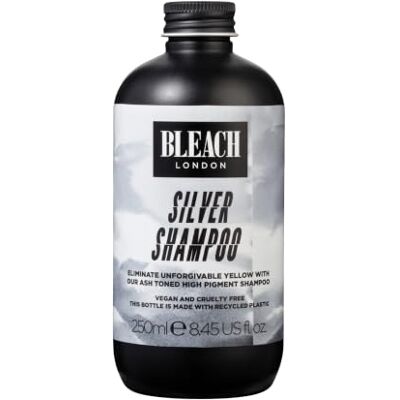 Bleach London Silver Shampoo Purple Toning for Brighter Blonde Hair 250ml Bleach London Silver Shampoo Purple Toning for Brighter Blonde Hair 250ml