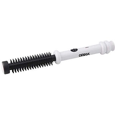 Omega 20414 White Slimline Heated Brush – Sleek Lightweight 13mm Hair Styling Brush with Fast Heat-Up & Tangle-Free Design Omega 20414 White Slimline Heated Brush – Sleek Lightweight 13mm Hair Styling Brush with Fast Heat-Up & Tangle-Free Design