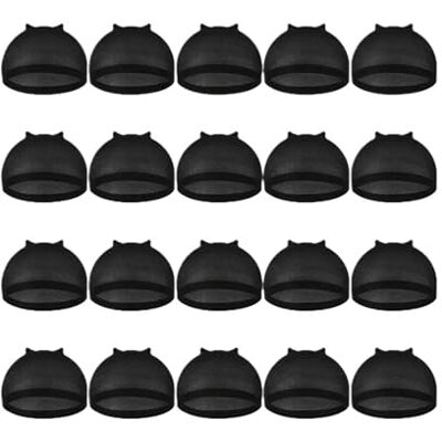 OPIGJUFD Wig Cap 20 Pieces/10pack Stretch Mesh Wig Cap Size Hair Net For Weave Hairnets And Wigs Comfortable And Secure Fit for hold wig(Black) OPIGJUFD Wig Cap 20 Pieces/10pack Stretch Mesh Wig Cap Size Hair Net For Weave Hairnets And Wigs Comfortable And Secure Fit for hold wig(Black)