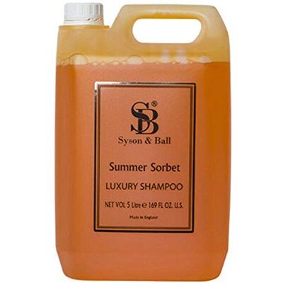 We Can Source It Ltd – Summer Sorbet Fragrance Liquid Shampoo with Pelican Pump – Ideal for All Hair Types Daily Use in Homes Salons and Workplaces – Smooth Application and Fresh Scent 5 Litre We Can Source It Ltd – Summer Sorbet Fragrance Liquid Shampoo with Pelican Pump – Ideal for All Hair Types Daily Use in Homes Salons and Workplaces – Smooth Application and Fresh Scent 5 Litre