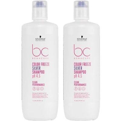 Schwarzkopf DOUBLE BC Bonacure Color Freeze Silver Shampoo 1000ml Schwarzkopf DOUBLE BC Bonacure Color Freeze Silver Shampoo 1000ml