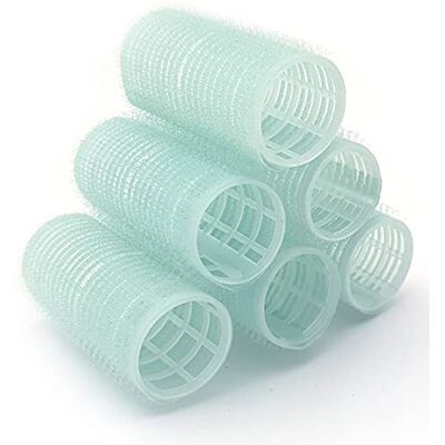 La Rosa NIKO Hook and Loop Curlers for Curls and Waves Light Blue (28mm) La Rosa NIKO Hook and Loop Curlers for Curls and Waves Light Blue (28mm)
