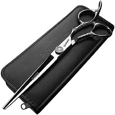 SHARONDS 6/7/8 inch Personalized Rose Print Hair Clipper Set (Scissors Set) (7 in Cutting Scissors) SHARONDS 6/7/8 inch Personalized Rose Print Hair Clipper Set (Scissors Set) (7 in Cutting Scissors)