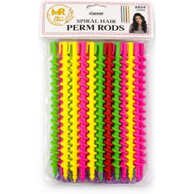 MR Mani & Rabbani RITZY & ORIGINAL 20PCS Spiral Hair Rollers – Plastic Spiral Curlers & Perm Rods for Medium & Long Hair Multicolour Hair Curling Rollers for Women, Girls, Salon & Home Styling (Large) MR Mani & Rabbani RITZY & ORIGINAL 20PCS Spiral Hair Rollers – Plastic Spiral Curlers & Perm Rods for Medium & Long Hair Multicolour Hair Curling Rollers for Women, Girls, Salon & Home Styling (Large)
