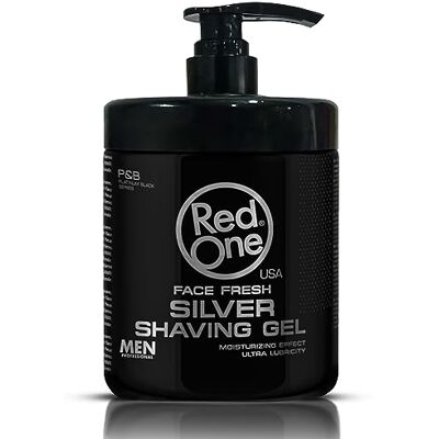 Redone Shaving Gel 1000 ml (Silver) – Transparent No Foam Shaving Gel for Men Ideal for Contours, Precise Beard Shaping & Smooth Shaves Professional Barber Quality Redone Shaving Gel 1000 ml (Silver) – Transparent No Foam Shaving Gel for Men Ideal for Contours, Precise Beard Shaping & Smooth Shaves Professional Barber Quality