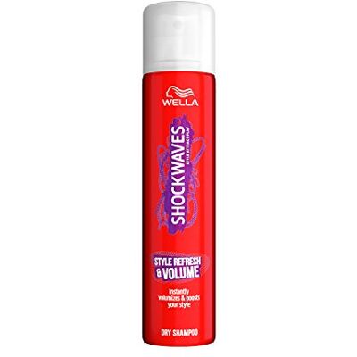 WELLA Shockwaves Style Refresh And Volume Dry Shampoo Spray, 65 ml WELLA Shockwaves Style Refresh And Volume Dry Shampoo Spray, 65 ml