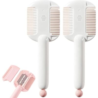 MIXIYI Portable Dual-Use Hair Trimming Comb, Hair Cutting Split Ends Razor Comb (White*2) MIXIYI Portable Dual-Use Hair Trimming Comb, Hair Cutting Split Ends Razor Comb (White*2)