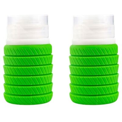 Elnwnnkc Space Saving Foldable Bottle Leakproof Cap Containers for Liquid Shampoo Lotion Conditioner Cosmetic Bottle Elnwnnkc Space Saving Foldable Bottle Leakproof Cap Containers for Liquid Shampoo Lotion Conditioner Cosmetic Bottle