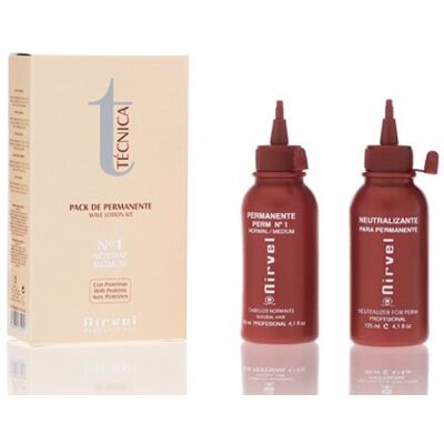 Nirvel Professional Medium Hair Perm (Perming Curling) Kit No 1 Nirvel Professional Medium Hair Perm (Perming Curling) Kit No 1