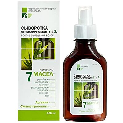 GREEN PHARMACY 7 in 1 Stimulating Serum anti-hair loss Complex 7 oils 100ml Elfa Pharm /593 GREEN PHARMACY 7 in 1 Stimulating Serum anti-hair loss Complex 7 oils 100ml Elfa Pharm /593