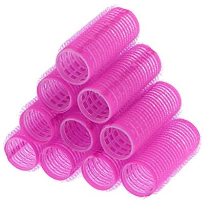 F Fityle grip by self Holding Hairdressing Curlers Hair Design Sticky Cling Gripping Sticky Rollers 8 Size, 24mm F Fityle grip by self Holding Hairdressing Curlers Hair Design Sticky Cling Gripping Sticky Rollers 8 Size, 24mm