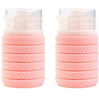 Uqezagpa Food Grade Flexible Travel Bottle Liquid Shampoo Conditioner for Cosmetics Travel Storage Multipurpose Foldable Toiletry Bottles Uqezagpa Food Grade Flexible Travel Bottle Liquid Shampoo Conditioner for Cosmetics Travel Storage Multipurpose Foldable Toiletry Bottles