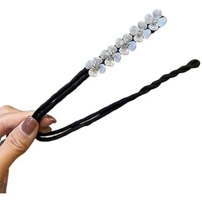 LOVSSU Camellia Flower Magic Women Hair Styling Twist Donut Bun Maker Accessories Buns Braiders Black(Color9) LOVSSU Camellia Flower Magic Women Hair Styling Twist Donut Bun Maker Accessories Buns Braiders Black(Color9)
