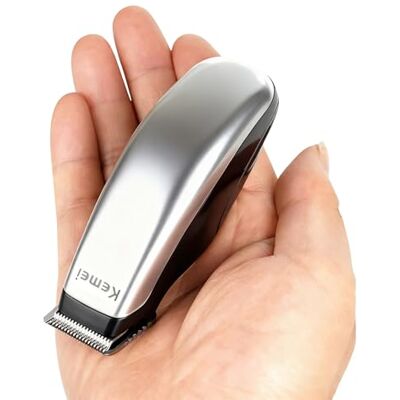 KEMEI Men's Hair Clippers Trimmer Groomer Cordless Self-Haircut Kit Styling Shears with Stainless Steel KEMEI Men's Hair Clippers Trimmer Groomer Cordless Self-Haircut Kit Styling Shears with Stainless Steel