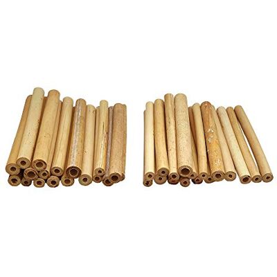 VIE Naturals Bamboo Tubes for Bees, 15cm, 100 pcs VIE Naturals Bamboo Tubes for Bees, 15cm, 100 pcs