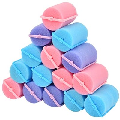 "N/A" CENBEN 36 Pcs Large Foam Sponge Hair Rollers,4cm No Heat Hair Curlers, Flexible Hair Styling Sponge Curlers Soft Sleeping Hair Curlers for Women and Kids(Random Color) "N/A" CENBEN 36 Pcs Large Foam Sponge Hair Rollers,4cm No Heat Hair Curlers, Flexible Hair Styling Sponge Curlers Soft Sleeping Hair Curlers for Women and Kids(Random Color)