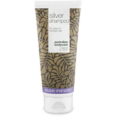 Australian Bodycare Silver Shampoo – Eliminates yellow tones in blonde and grey hair for a cooler, brighter colour and a salon-fresh look at home Australian Bodycare Silver Shampoo – Eliminates yellow tones in blonde and grey hair for a cooler, brighter colour and a salon-fresh look at home
