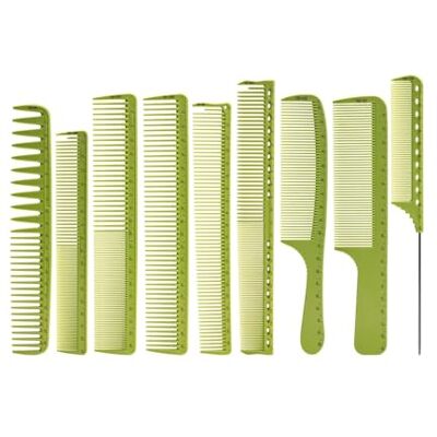 EWUHYFP Hair Comb 9PC Barber Hairdressing Combs Graduated Multifunction Hair Detangler Comb Haircare Hairstyling Makeup Stylist Set EWUHYFP Hair Comb 9PC Barber Hairdressing Combs Graduated Multifunction Hair Detangler Comb Haircare Hairstyling Makeup Stylist Set