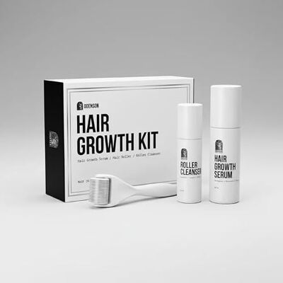 Odenson Hair Growth Kit for Men – Hair Growth Serum, Scalp Roller & Cleanser Set for Thinning Hair, Men’s Hair Care & Grooming Gift Set Odenson Hair Growth Kit for Men – Hair Growth Serum, Scalp Roller & Cleanser Set for Thinning Hair, Men’s Hair Care & Grooming Gift Set