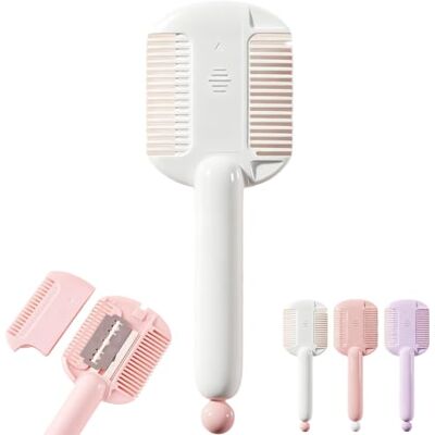 MIXIYI Portable Dual-Use Hair Trimming Comb, Hair Cutting Split Ends Razor Comb (White) MIXIYI Portable Dual-Use Hair Trimming Comb, Hair Cutting Split Ends Razor Comb (White)
