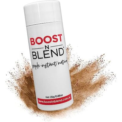 BOOST N BLEND Scalp Concealer and Hair Volumizer Thinning Hair & Visible Scalp Fibres (25g/0.88oz) The Only Female Cotton Fibres BOOST N BLEND Scalp Concealer and Hair Volumizer Thinning Hair & Visible Scalp Fibres (25g/0.88oz) The Only Female Cotton Fibres
