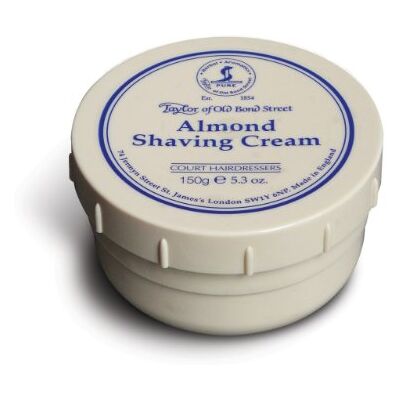 Taylor of Old Bond Almond Shaving Cream Bowl 150g Taylor of Old Bond Almond Shaving Cream Bowl 150g
