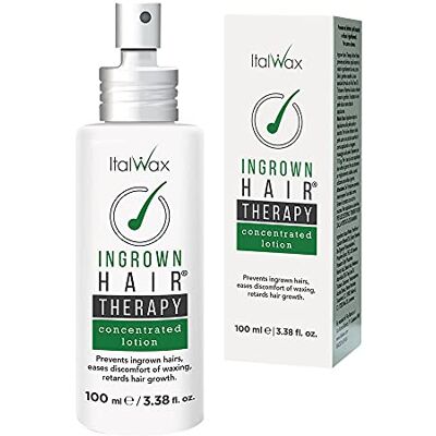 Italwax Ingrown Hairs Therapy Concentrated Lotion 100ml (3.38fl.oz) Prevents and slows down ingrown hairs occurrence Ideal for large surfaces Italwax Ingrown Hairs Therapy Concentrated Lotion 100ml (3.38fl.oz) Prevents and slows down ingrown hairs occurrence Ideal for large surfaces