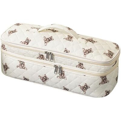 Generic Large Capacity Hair Dryer Curling Iron Travel Bag Double Layer Lightweight Storage Case for Hair Styling Tools Generic Large Capacity Hair Dryer Curling Iron Travel Bag Double Layer Lightweight Storage Case for Hair Styling Tools
