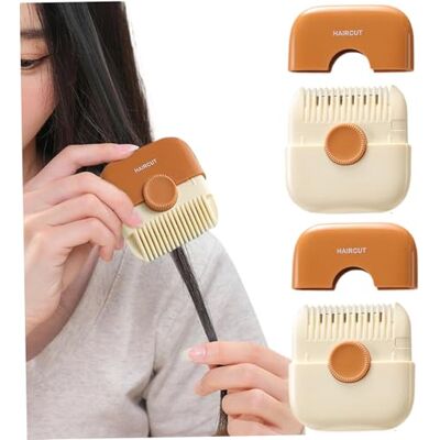 Striegro 2PCS Split Ends Hair Trimmer for Women, 2 in 1 Portable Cute Hair Cutting Comb Detachable Dustproof Split End Trimmer Knob Adjustable Stainless Steel Blade Cutting Tools. Striegro 2PCS Split Ends Hair Trimmer for Women, 2 in 1 Portable Cute Hair Cutting Comb Detachable Dustproof Split End Trimmer Knob Adjustable Stainless Steel Blade Cutting Tools.
