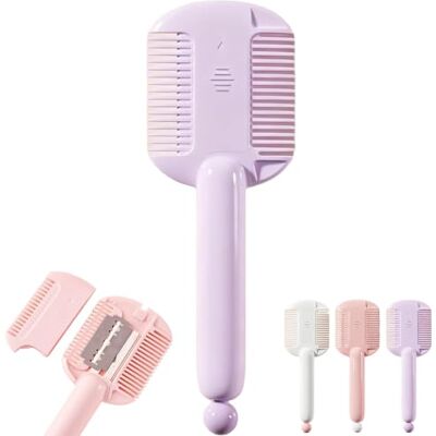 MIXIYI Portable Dual-Use Hair Trimming Comb, Hair Cutting Split Ends Razor Comb (Purple) MIXIYI Portable Dual-Use Hair Trimming Comb, Hair Cutting Split Ends Razor Comb (Purple)