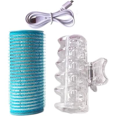 Neamou Heated Curlers Fringe Roller, USB Heated Rollers For Short Hair & Medium Length Hair, Self-Adhesive Hair Curler Hair Styling Accessories, Hair Curling Products For Women And Teen Girls Neamou Heated Curlers Fringe Roller, USB Heated Rollers For Short Hair & Medium Length Hair, Self-Adhesive Hair Curler Hair Styling Accessories, Hair Curling Products For Women And Teen Girls
