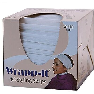Graham Professional Beauty Wrapp-It White Styling Strips 40 styling strips Graham Professional Beauty Wrapp-It White Styling Strips 40 styling strips