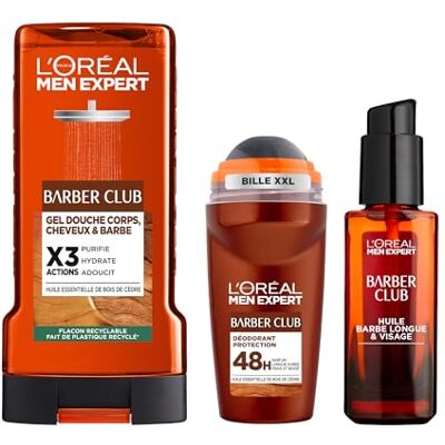 L’Oréal Paris men expert L'Oréal Paris Men Expert Barber Club Beard Care Kit 1 fl oz 300 ml 50 ml L’Oréal Paris men expert L'Oréal Paris Men Expert Barber Club Beard Care Kit 1 fl oz 300 ml 50 ml