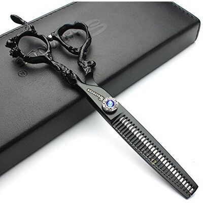 SHARONDS 5.5/6/7.5/7/8-inch Professional Hair Clippers, Japanese 440C Jewelry Scissors (6-inch thinning Scissors) SHARONDS 5.5/6/7.5/7/8-inch Professional Hair Clippers, Japanese 440C Jewelry Scissors (6-inch thinning Scissors)