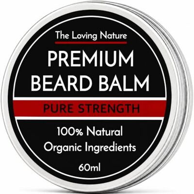The Loving Nature Beard Balm, Rosemary & Tea Tree, 60ml Light-hold beard balm with shea butter, beeswax, argan and jojoba oils; Rosemary & Tea Tree scent The Loving Nature Beard Balm, Rosemary & Tea Tree, 60ml Light-hold beard balm with shea butter, beeswax, argan and jojoba oils; Rosemary & Tea Tree scent