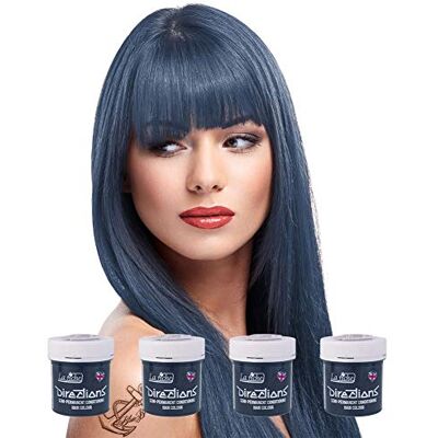 La Riche Directions Semi-Perm Hair Colour Slate 4x 88ml La Riche Directions Semi-Perm Hair Colour Slate 4x 88ml