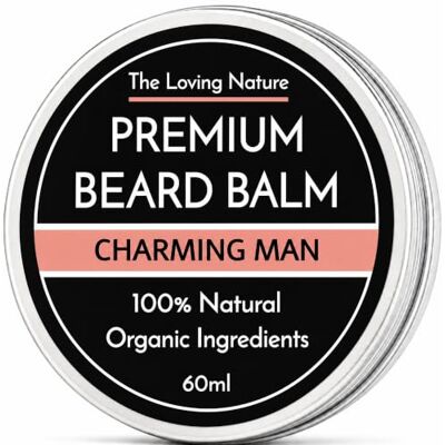 The Loving Nature Beard Balm, Sweet Orange & Lemon, 60ml Light-hold beard balm with shea butter, beeswax, argan and jojoba oils; Sweet Orange & Lemon scent The Loving Nature Beard Balm, Sweet Orange & Lemon, 60ml Light-hold beard balm with shea butter, beeswax, argan and jojoba oils; Sweet Orange & Lemon scent