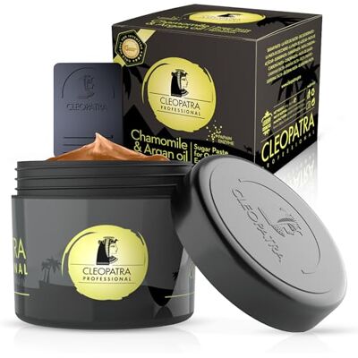 CLEOPATRA Professional Strong-Epil Sugar Paste for Hair Removal with Papain Enzyme, Calendula (120 g, Strong Epil (Chamomile & Argan Oil)) CLEOPATRA Professional Strong-Epil Sugar Paste for Hair Removal with Papain Enzyme, Calendula (120 g, Strong Epil (Chamomile & Argan Oil))