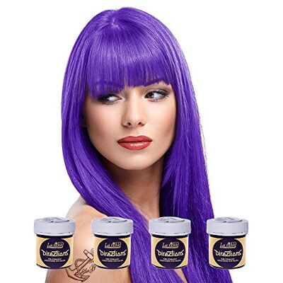 La Riche Directions 4 x Semi-Perm Hair Colour Violet 4x 88ml La Riche Directions 4 x Semi-Perm Hair Colour Violet 4x 88ml