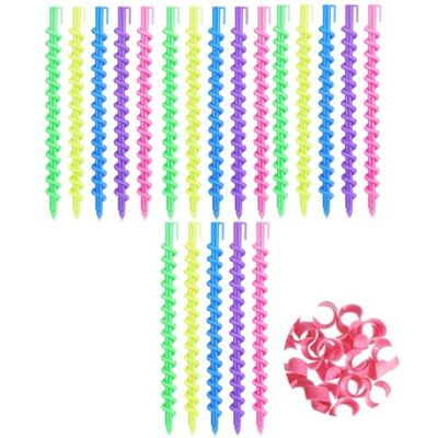 Qcbuegof Heatless Curls Rod Overnight Hair Roller Curlers Spirals Curls for Styling Hairdressing Salon Tool Perm Perm Rods for Long/short Qcbuegof Heatless Curls Rod Overnight Hair Roller Curlers Spirals Curls for Styling Hairdressing Salon Tool Perm Perm Rods for Long/short