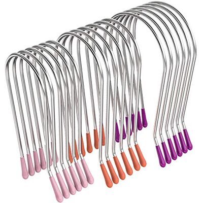 Jicoyin Hot Curler Clips Replacement Hot Roller Clips Rollers Securing Pins Fits ¾ inch, 1”, 1¼ inch Hot Rollers Curlers (Small,Medium,Large,20PCS) Jicoyin Hot Curler Clips Replacement Hot Roller Clips Rollers Securing Pins Fits ¾ inch, 1”, 1¼ inch Hot Rollers Curlers (Small,Medium,Large,20PCS)
