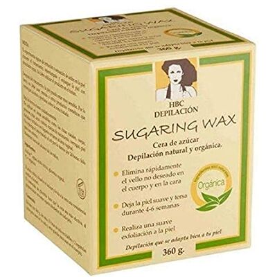 Hbc Depilacion Natural and Organic Hair Removal Sugar Wax 360 g Hbc Depilacion Natural and Organic Hair Removal Sugar Wax 360 g