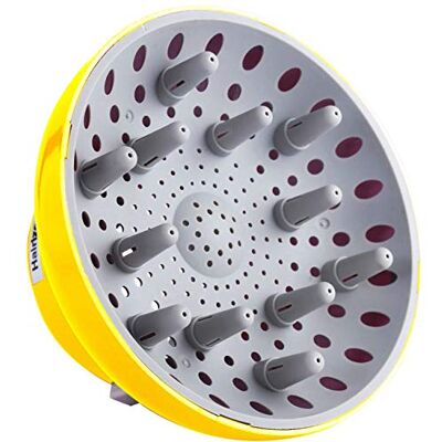 Hairizone Universal Hair Diffuser Adaptable for Blow Dryers with D-1.7- Inch to 2.6-Inch (4.3 to 6.6 cm) for Curly or Wavy Hair, Lemon Hairizone Universal Hair Diffuser Adaptable for Blow Dryers with D-1.7- Inch to 2.6-Inch (4.3 to 6.6 cm) for Curly or Wavy Hair, Lemon