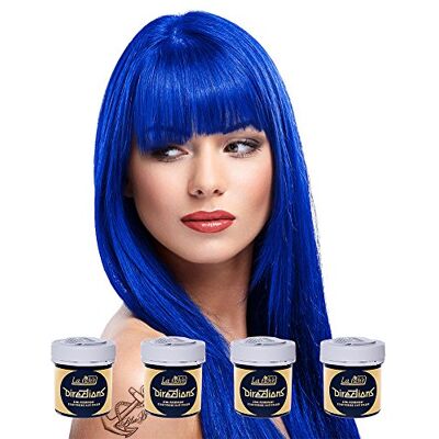 La Riche 4 x Directions Semi-Perm Hair Colour Midnight Blue (ALL COLOURS Avail) 4x 88ml by La Riche 4 x Directions Semi-Perm Hair Colour Midnight Blue (ALL COLOURS Avail) 4x 88ml by