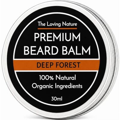 The Loving Nature Beard Balm, Cedarwood & Vetiver, 30ml Light-hold beard balm with shea butter, beeswax, argan and jojoba oils; Cedarwood & Vetiver scent The Loving Nature Beard Balm, Cedarwood & Vetiver, 30ml Light-hold beard balm with shea butter, beeswax, argan and jojoba oils; Cedarwood & Vetiver scent
