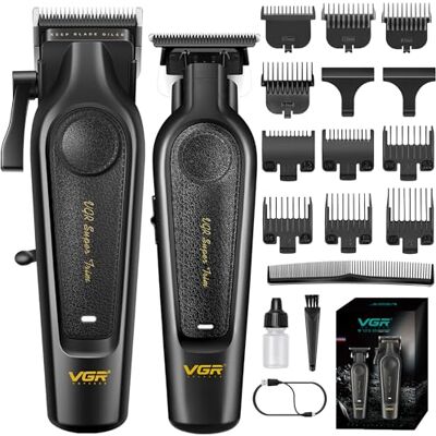 VGR Professional Hair Clippers for Men, Cordless Barber Clippers & Zero Gap VGR Professional Hair Clippers for Men, Cordless Barber Clippers & Zero Gap