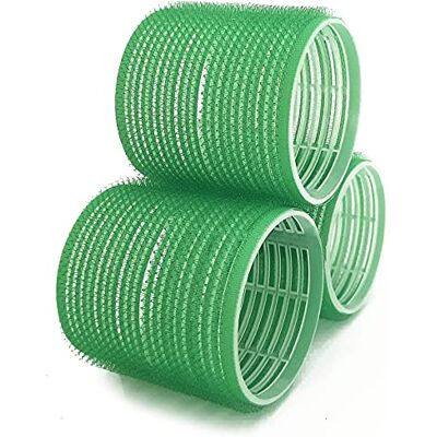 La Rosa NIKO Hook and Loop Curlers for Curls and Waves Green (61mm) La Rosa NIKO Hook and Loop Curlers for Curls and Waves Green (61mm)